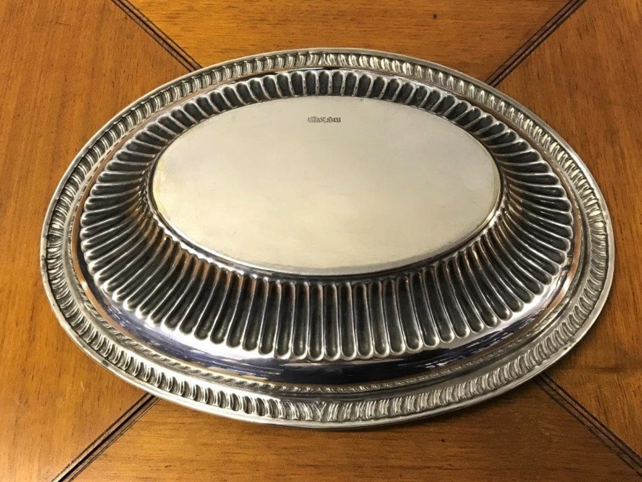 Silver Plate Fruit Dish