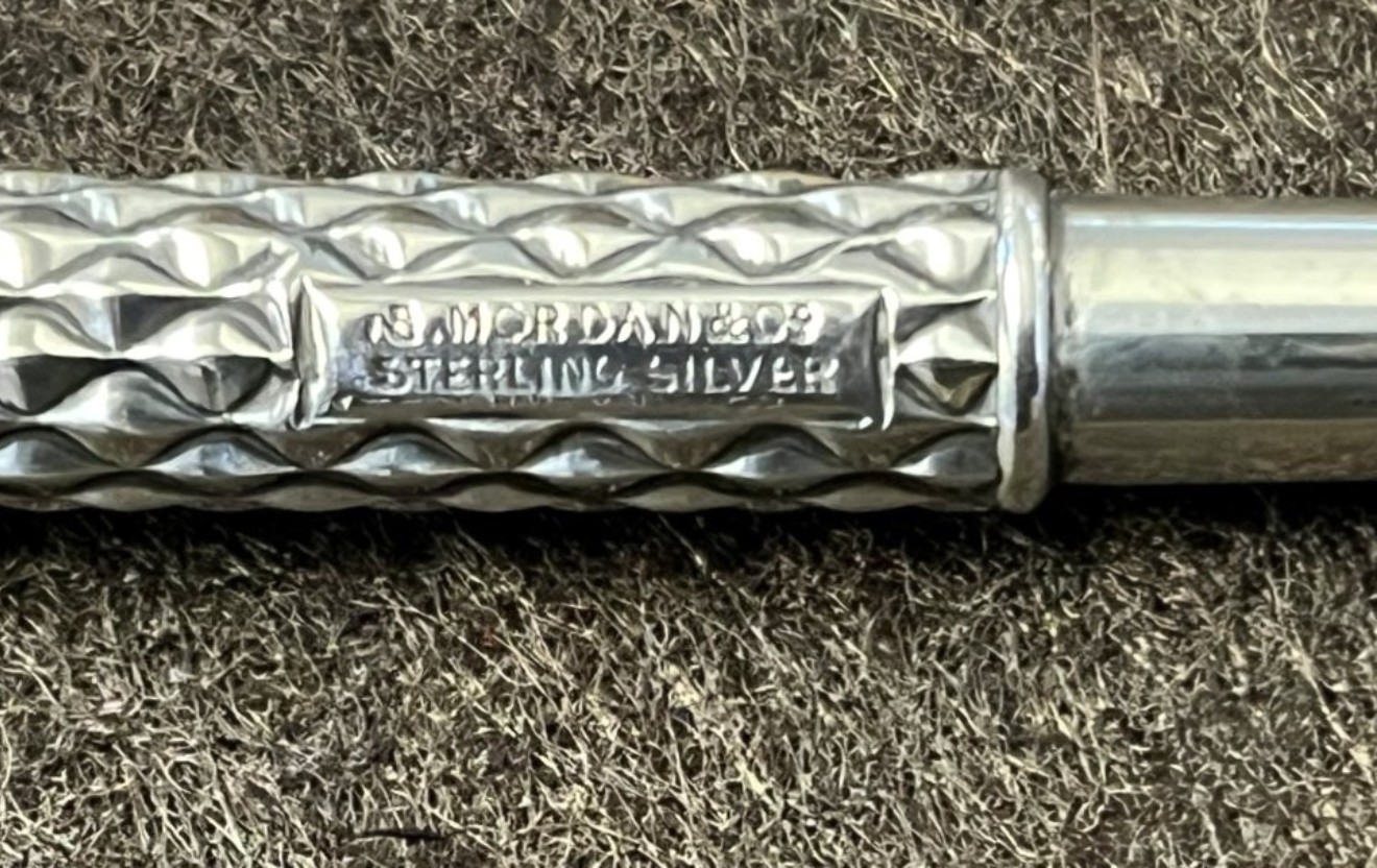 Antique Sampson Mordan & Co Sterling Silver Dip Pen
