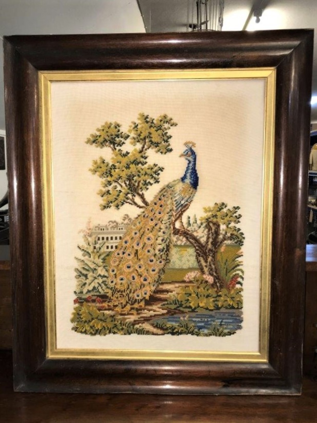 Tapestry of a Peacock