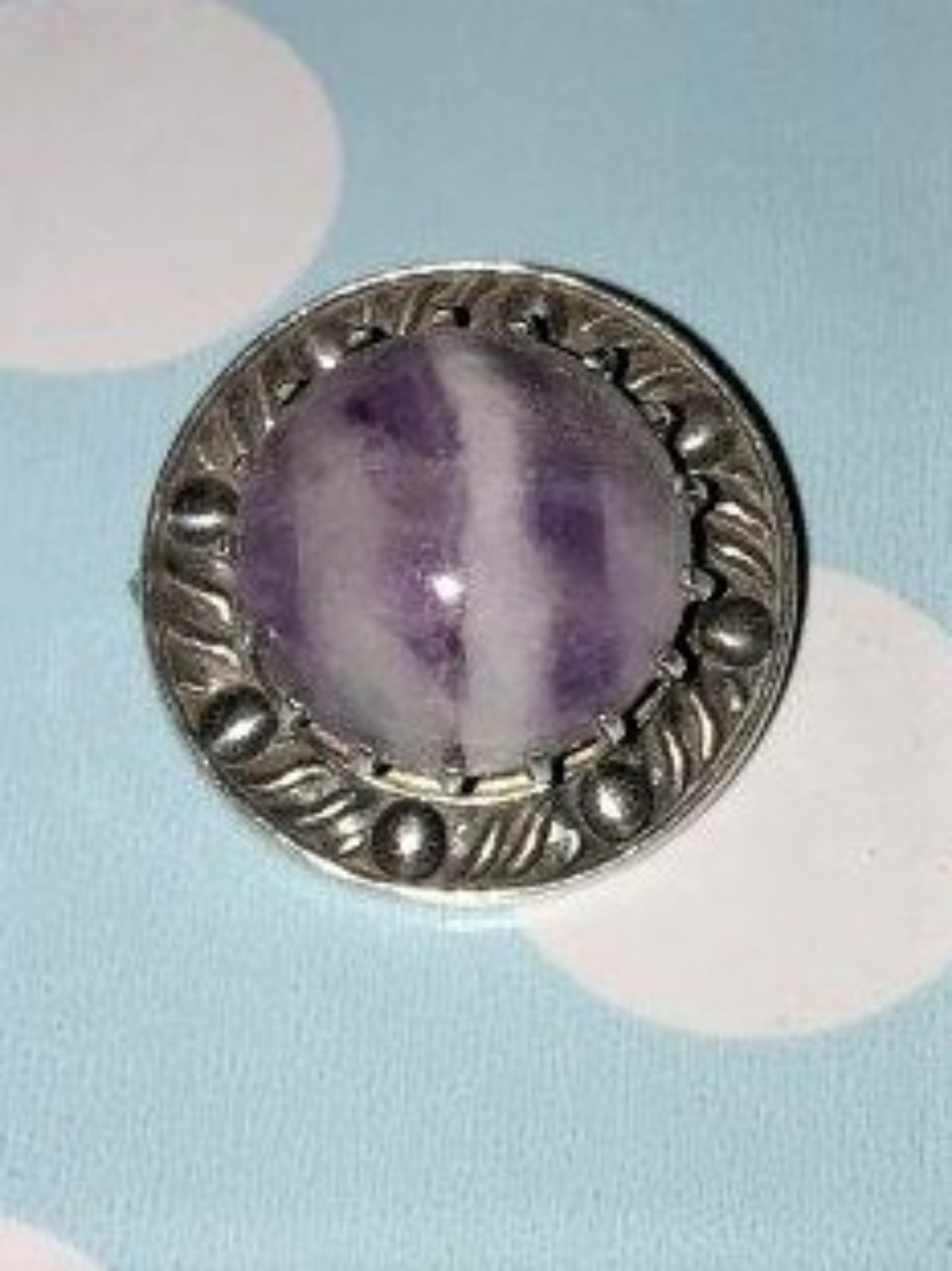 Scottish Silver and Agate Brooch