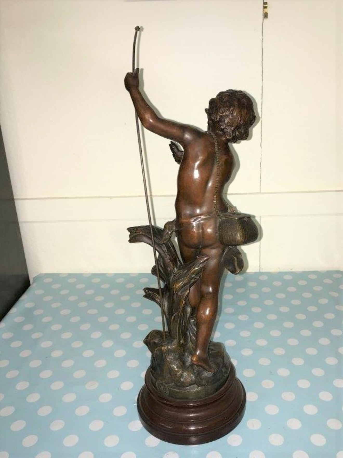 Bronzed Spelter Figure "Pecheur"