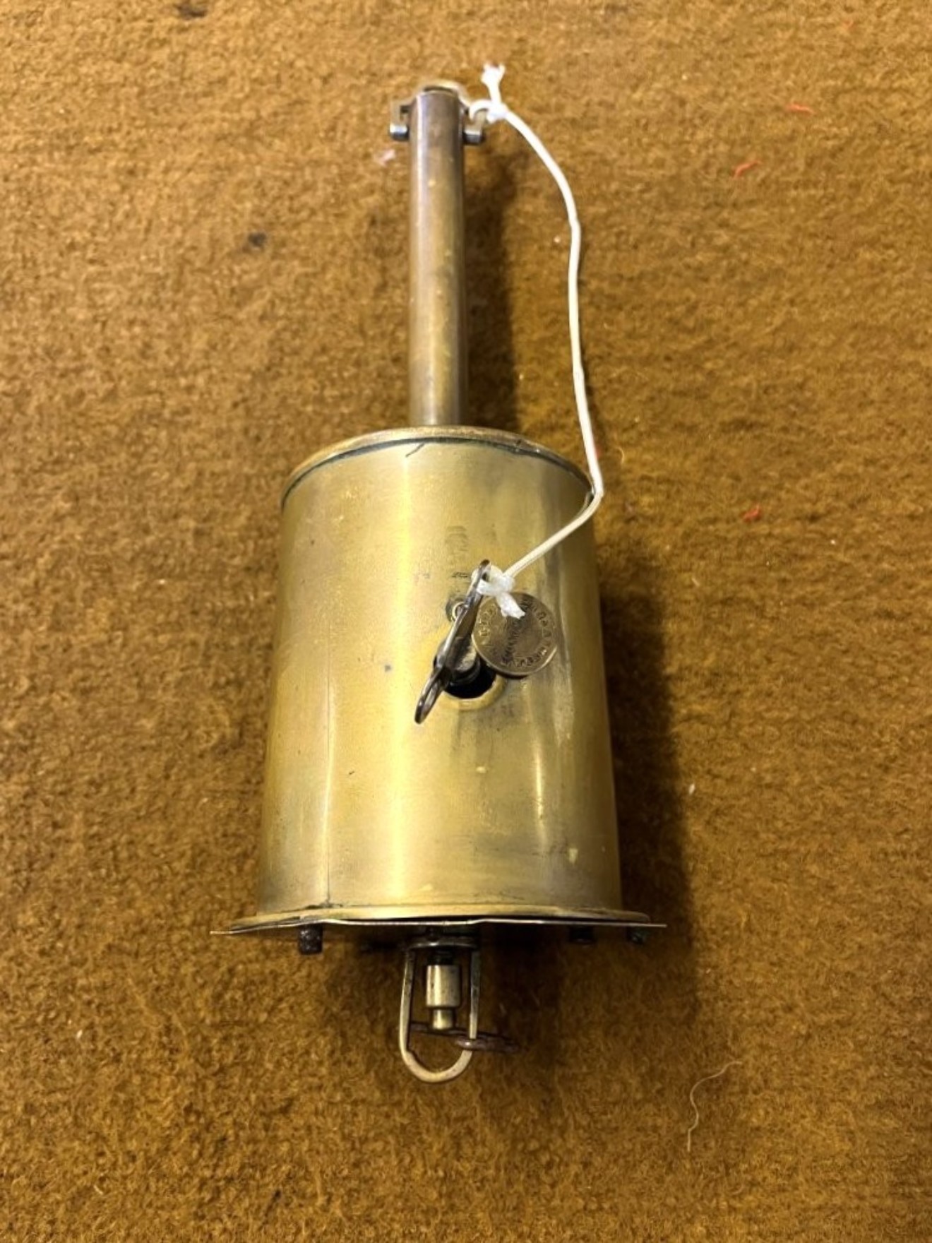 Antique Brass Spit Jack "Salter's Economical"