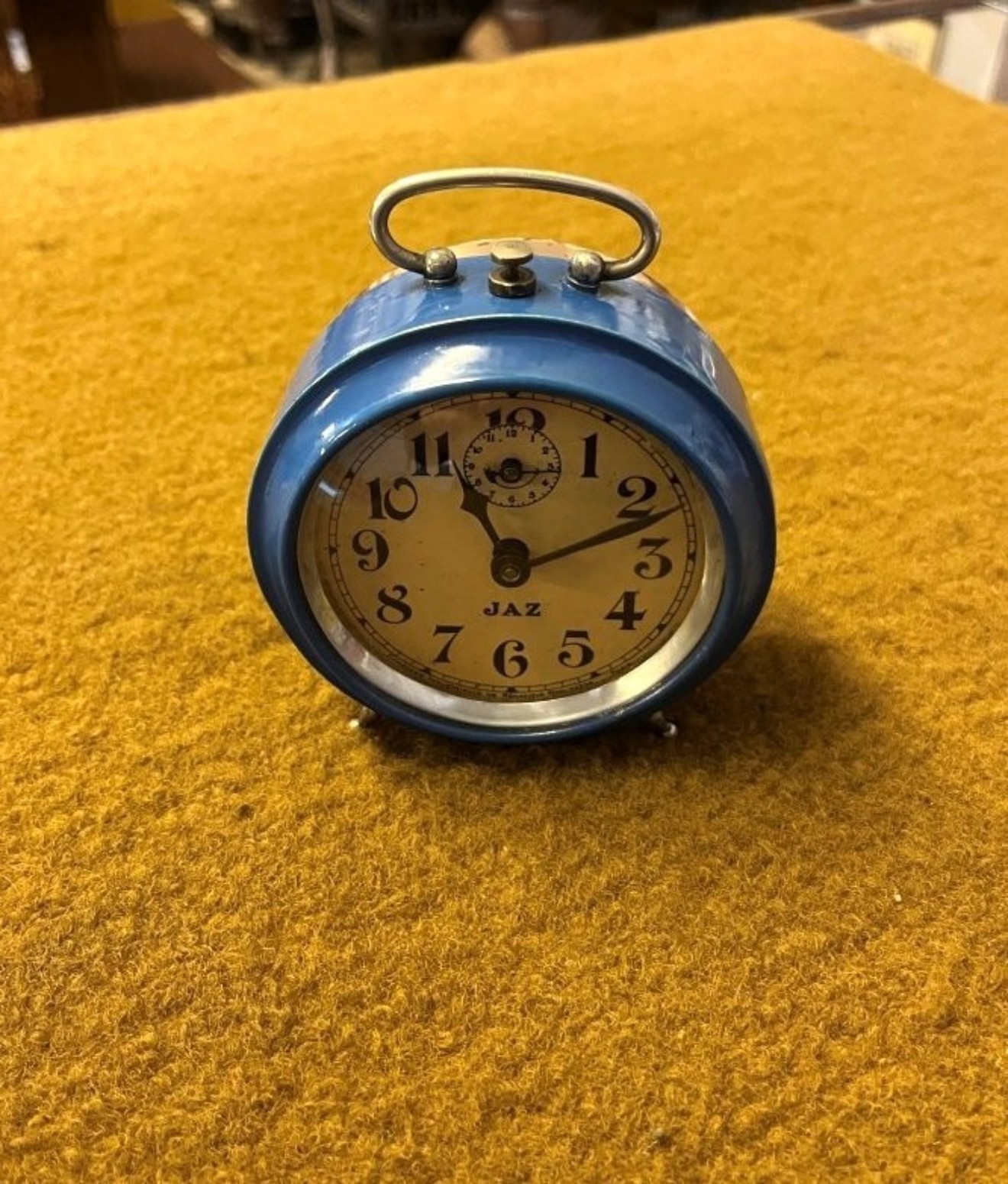 Vintage JAZ Art Deco French Alarm Clock