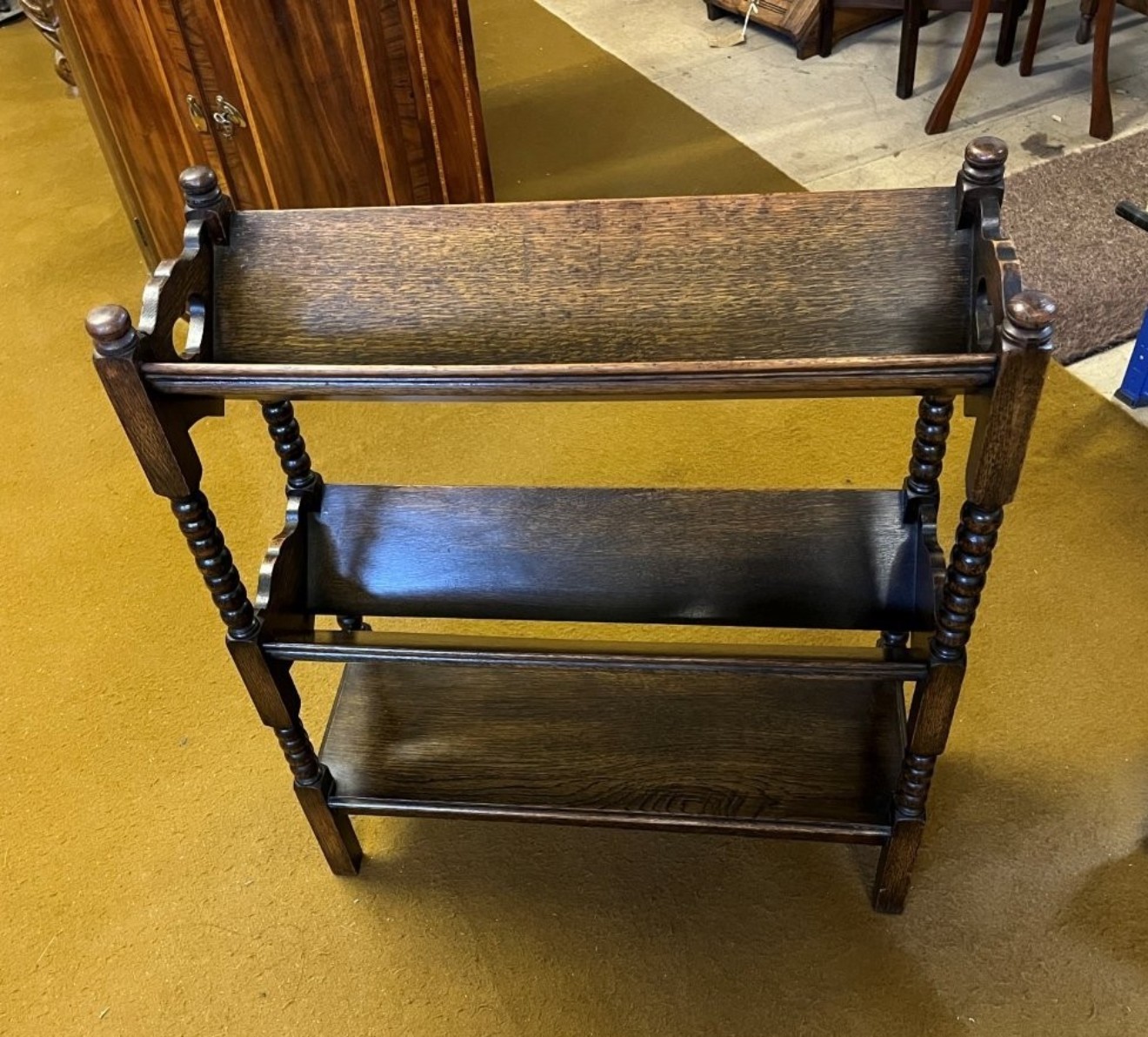 Arts & Crafts Open Front Book Trough