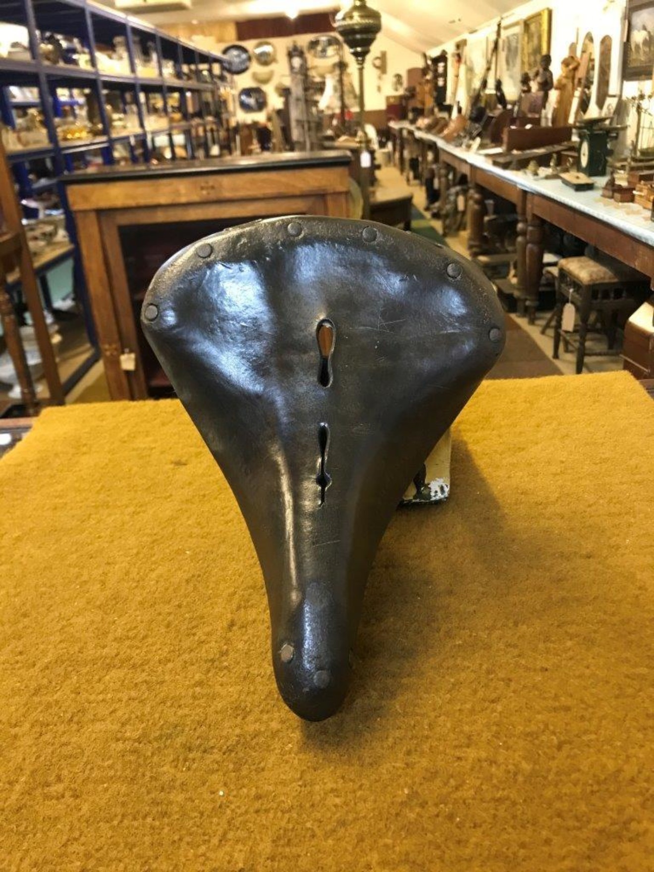 Vintage Hercules Leather Bicycle Seat