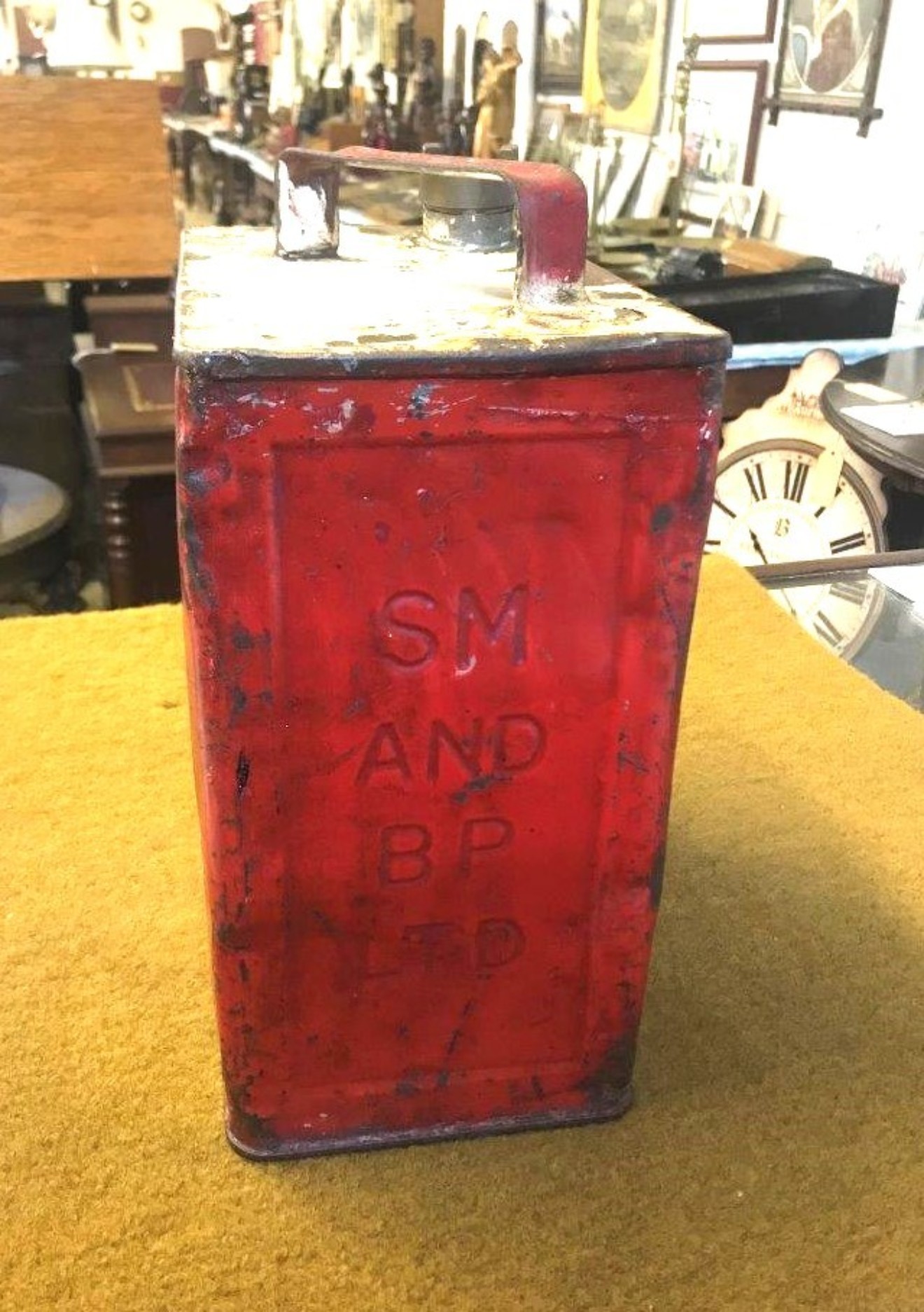 Vintage Shell Mex & BP Ltd 2 Gallon Petrol Can