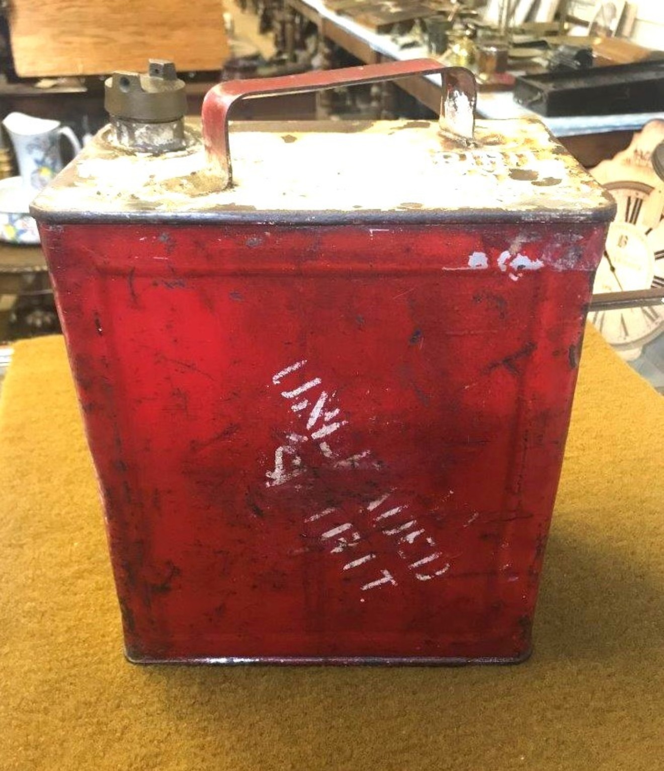 Vintage Shell Mex BP Ltd 2 Gallon Petrol Can Bruce Of Ballater