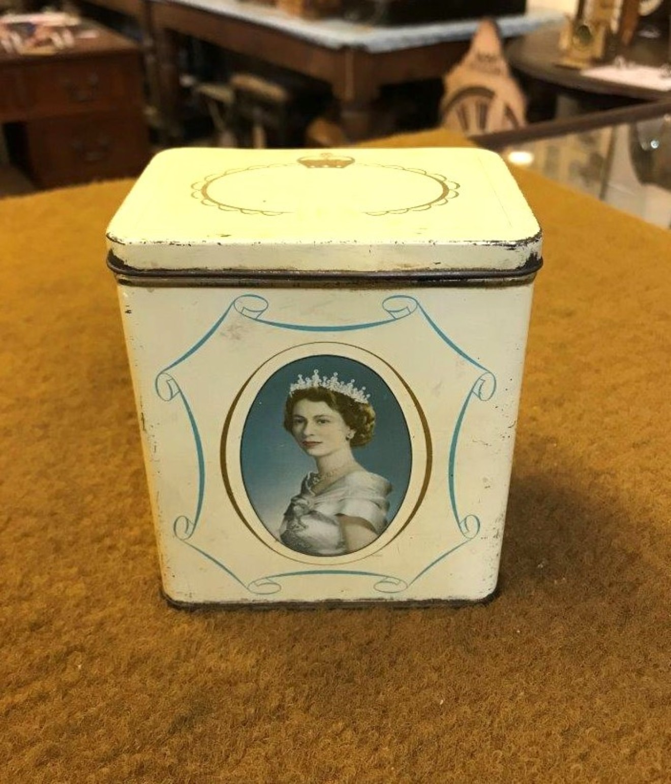 Vintage Queen Elizabeth II Tea Tin