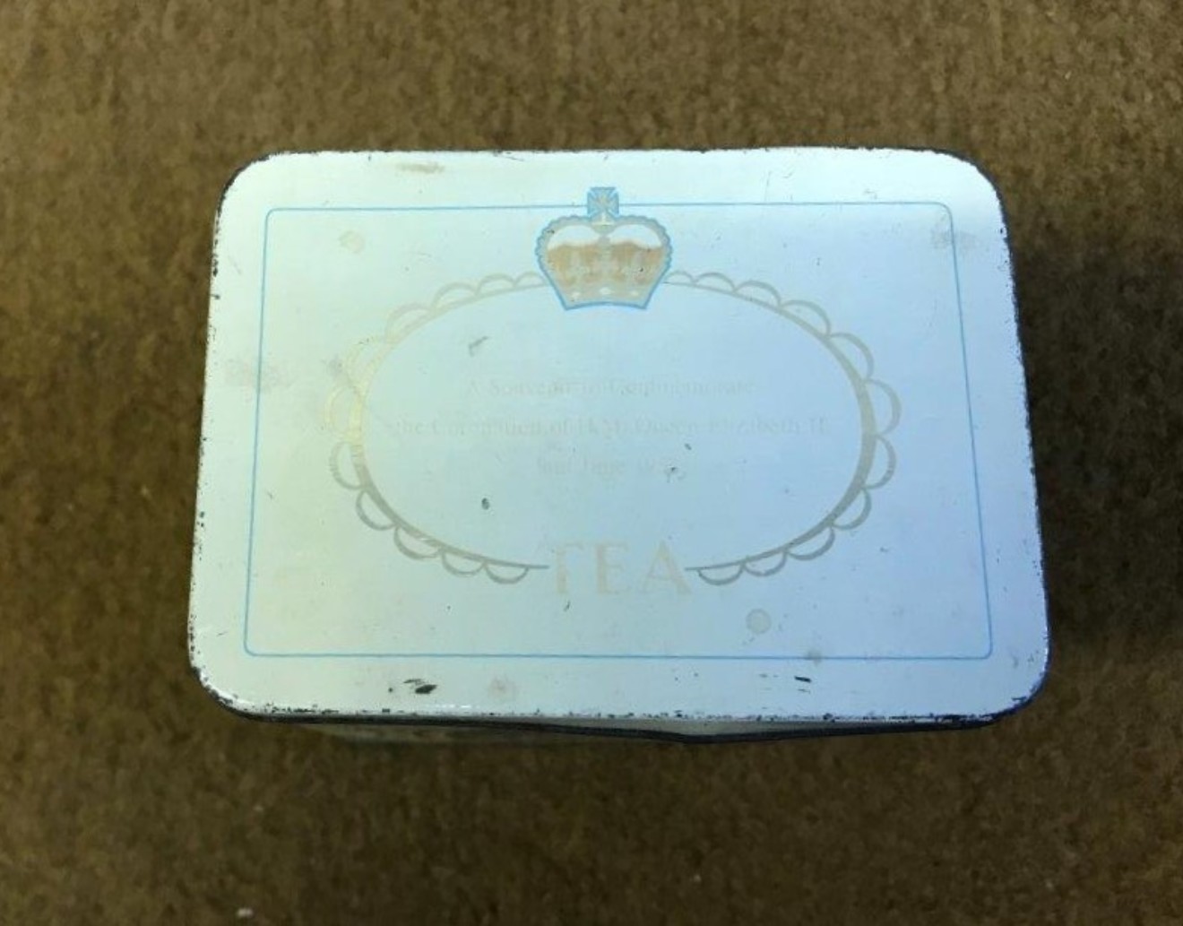 Vintage Queen Elizabeth II Tea Tin