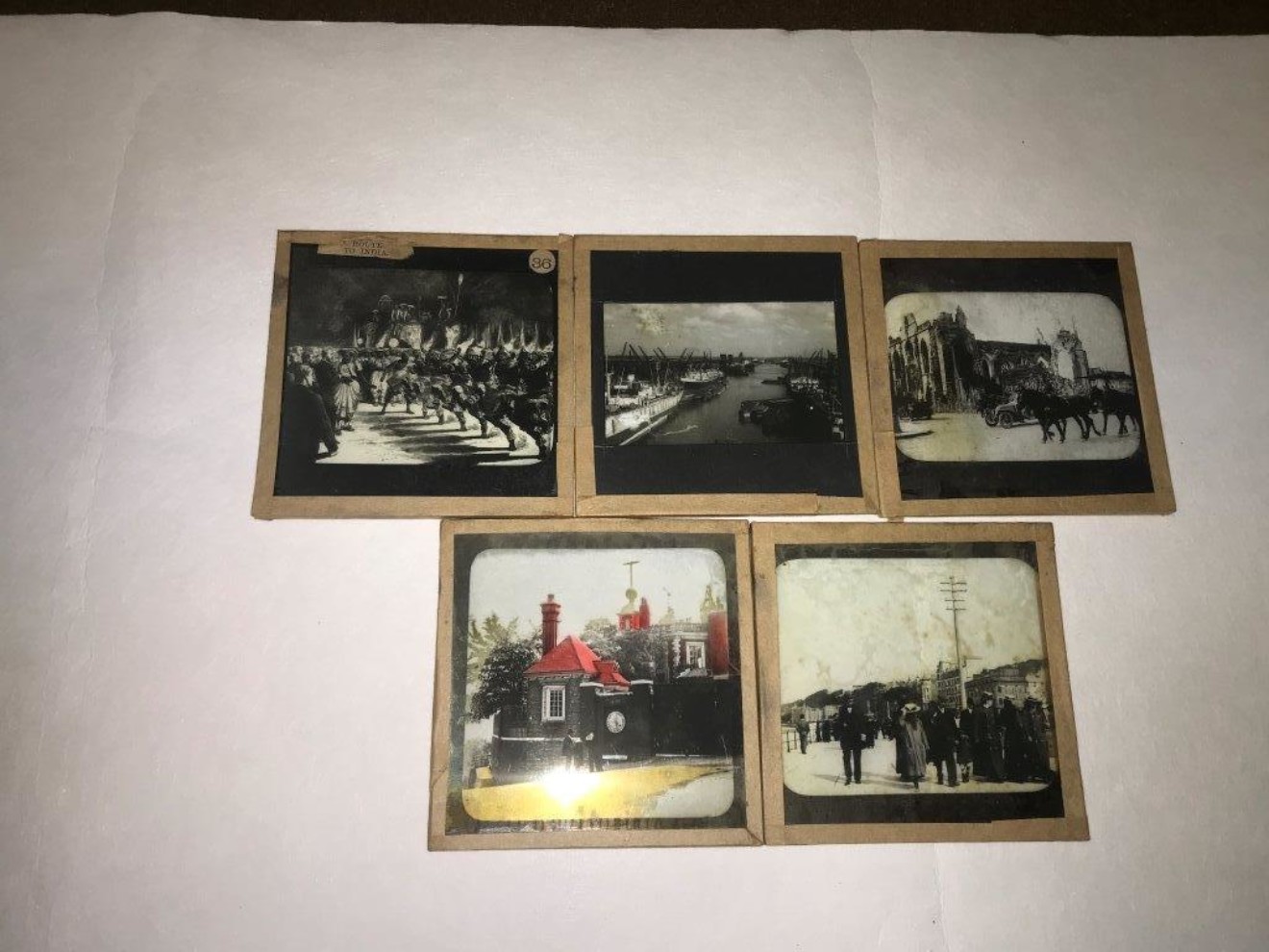 Antique Magic Lantern Slides