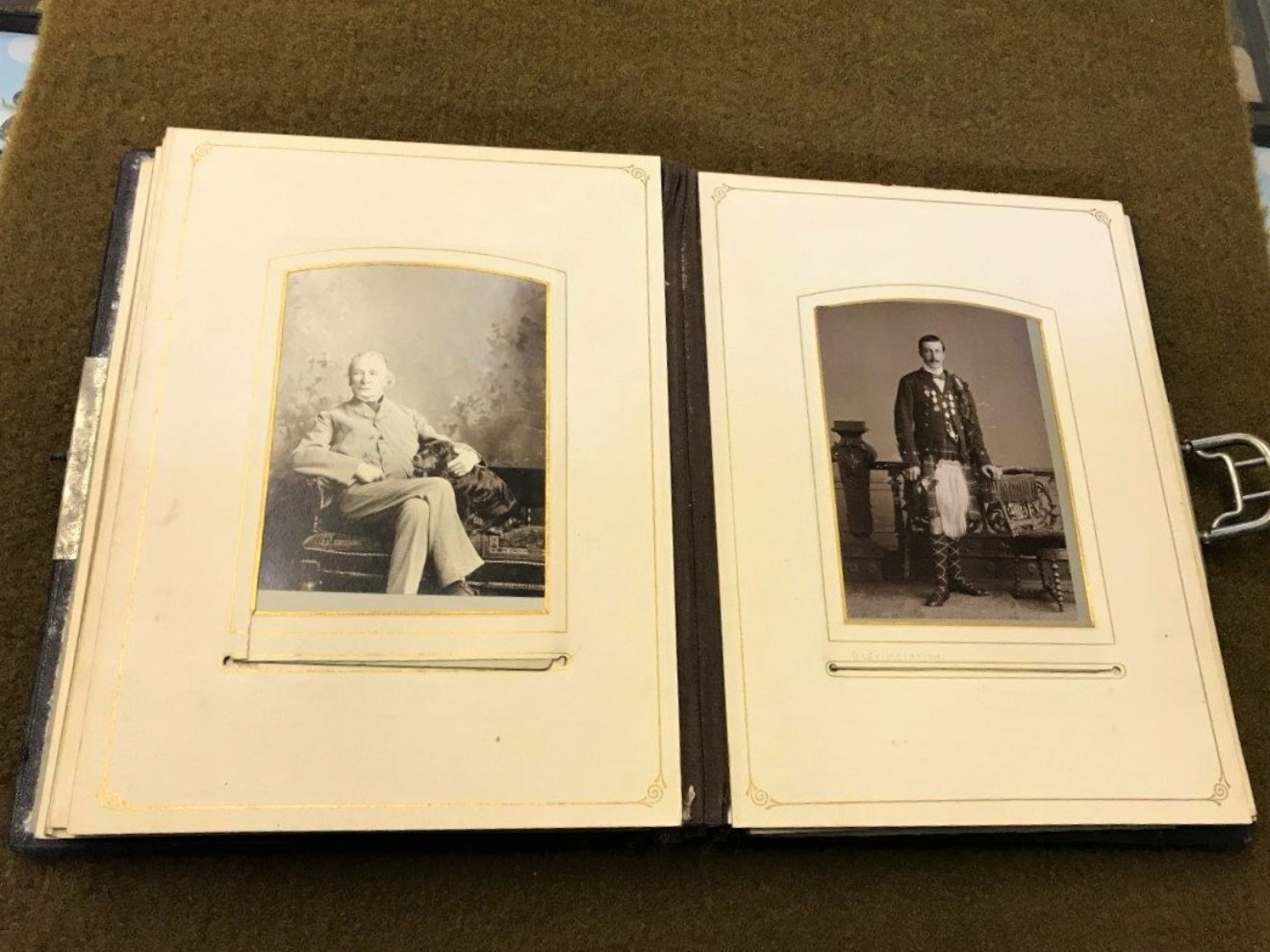 Leather Bound Photo Album - Bruce of Ballater