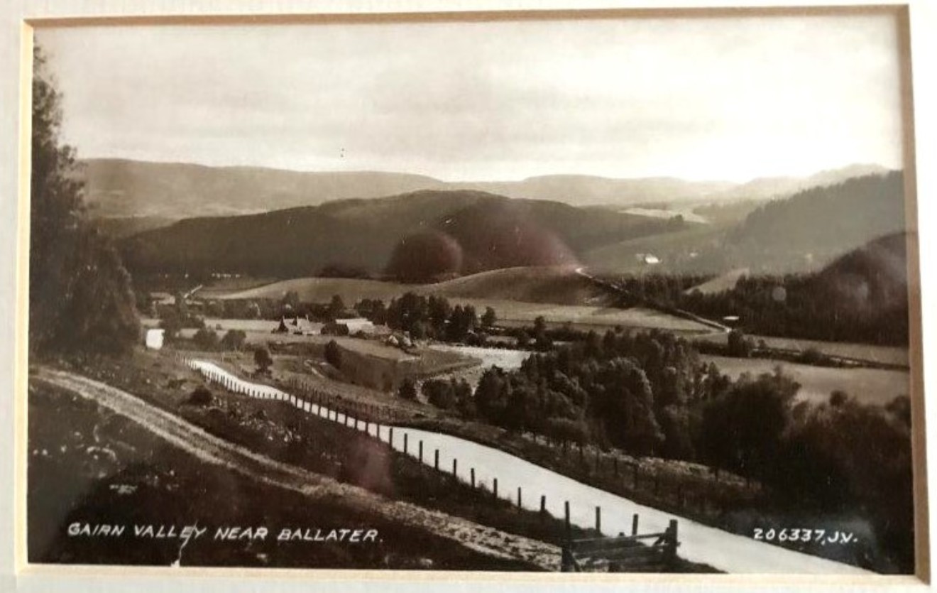 Framed Set of 3 Early Ballater Postcards "Greetings From Ballater"