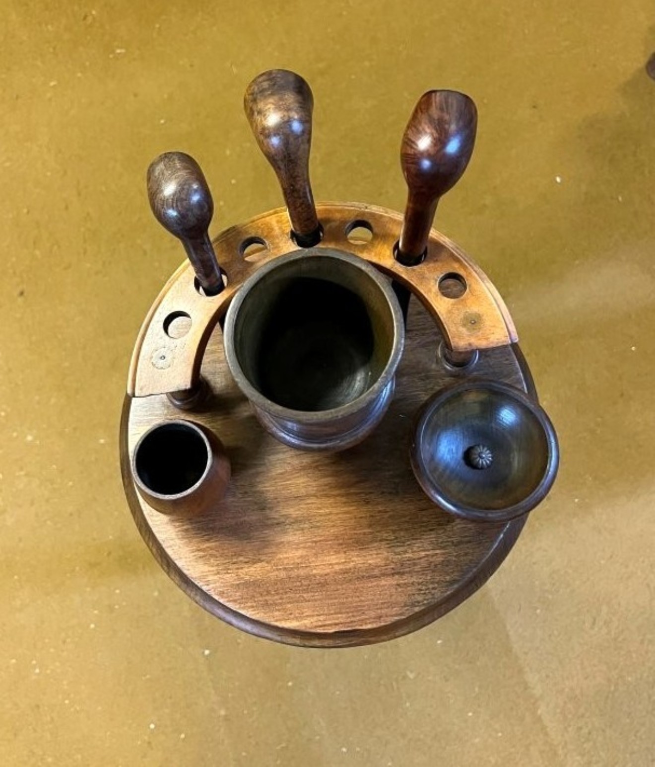 Victorian Mahogany Smokers Companion Stand