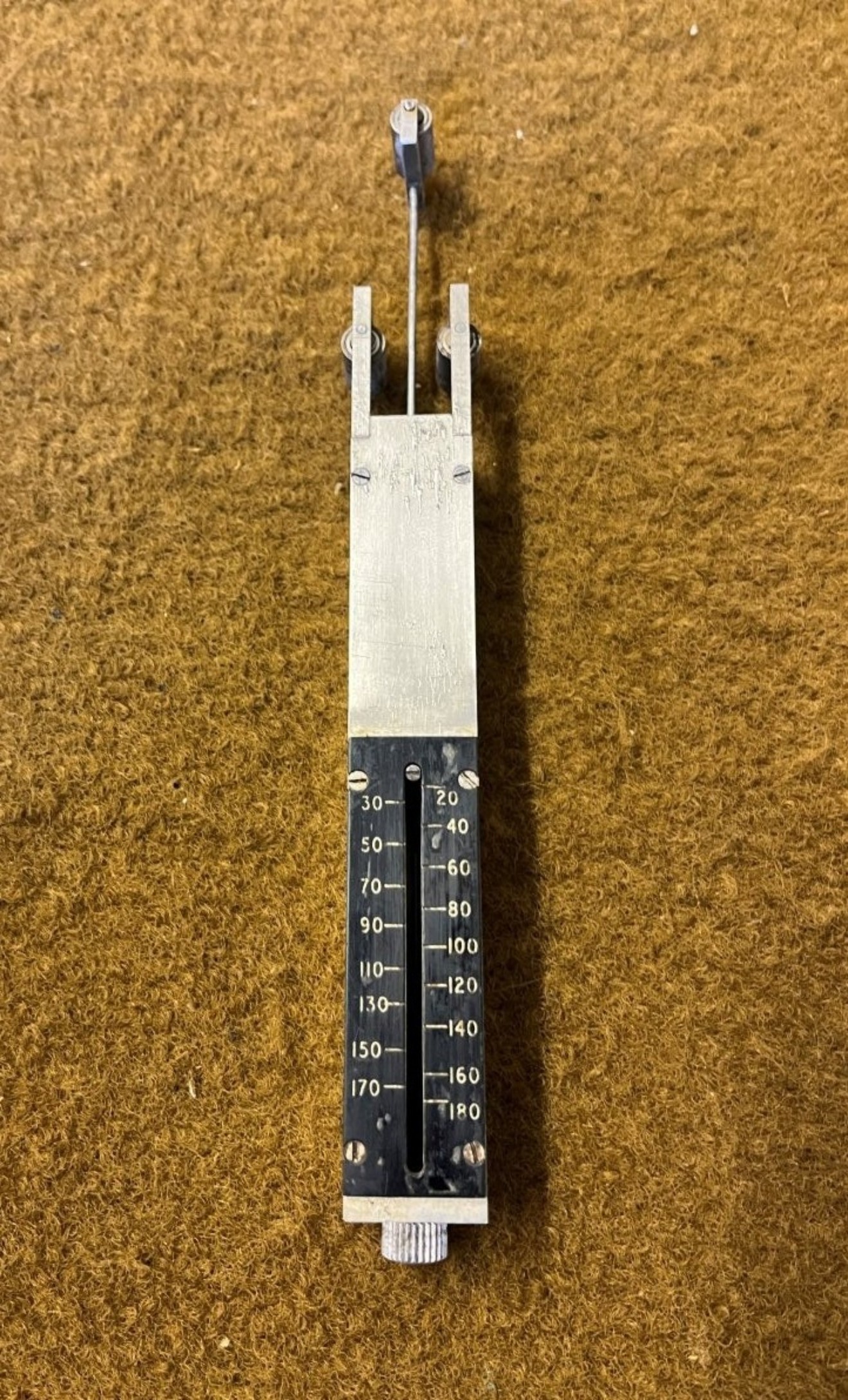 Vintage Wooden Cased Wire Tension Gauge