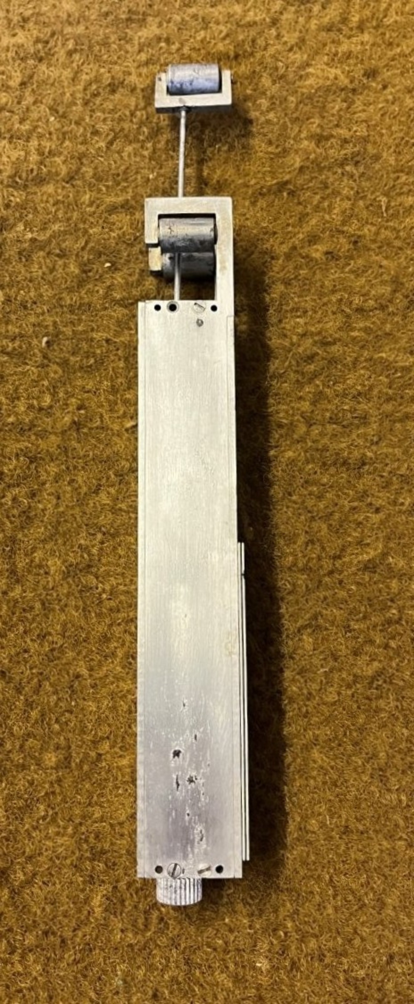 Vintage Wooden Cased Wire Tension Gauge