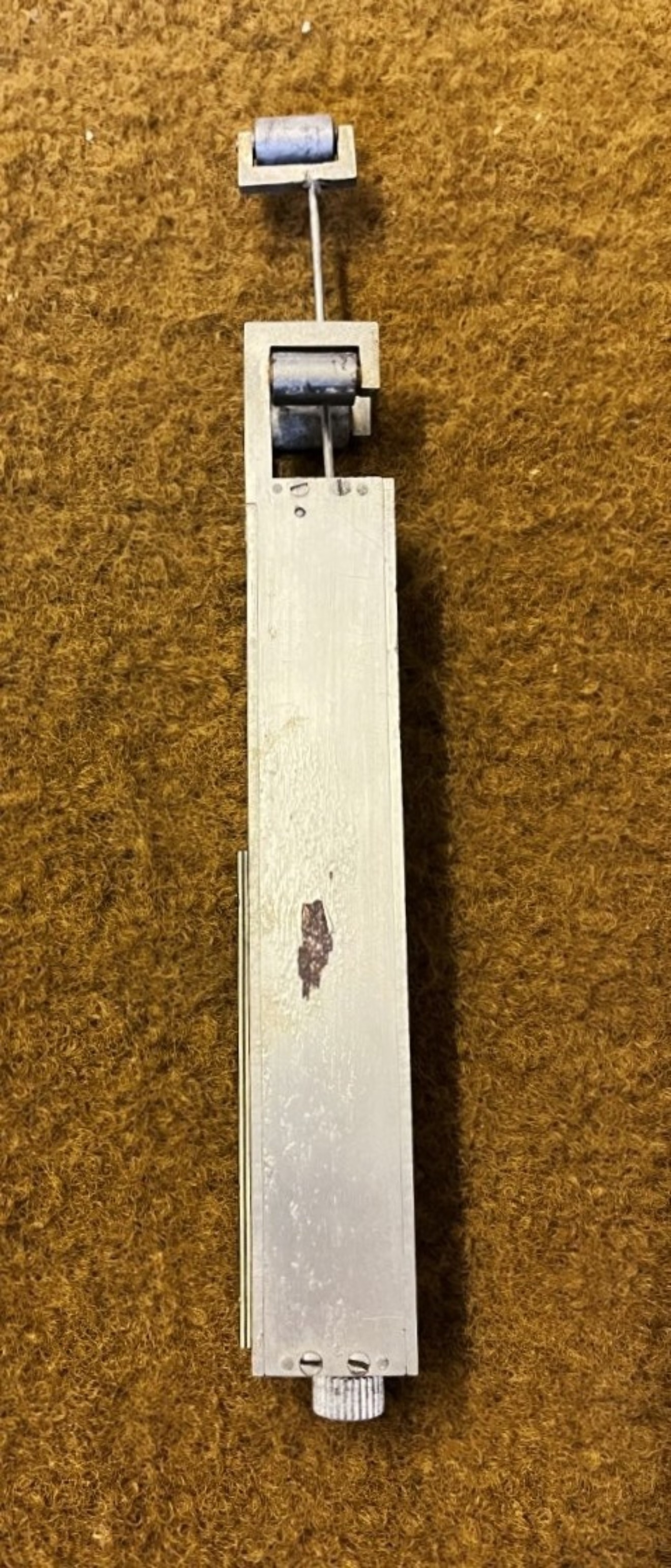 Vintage Wooden Cased Wire Tension Gauge