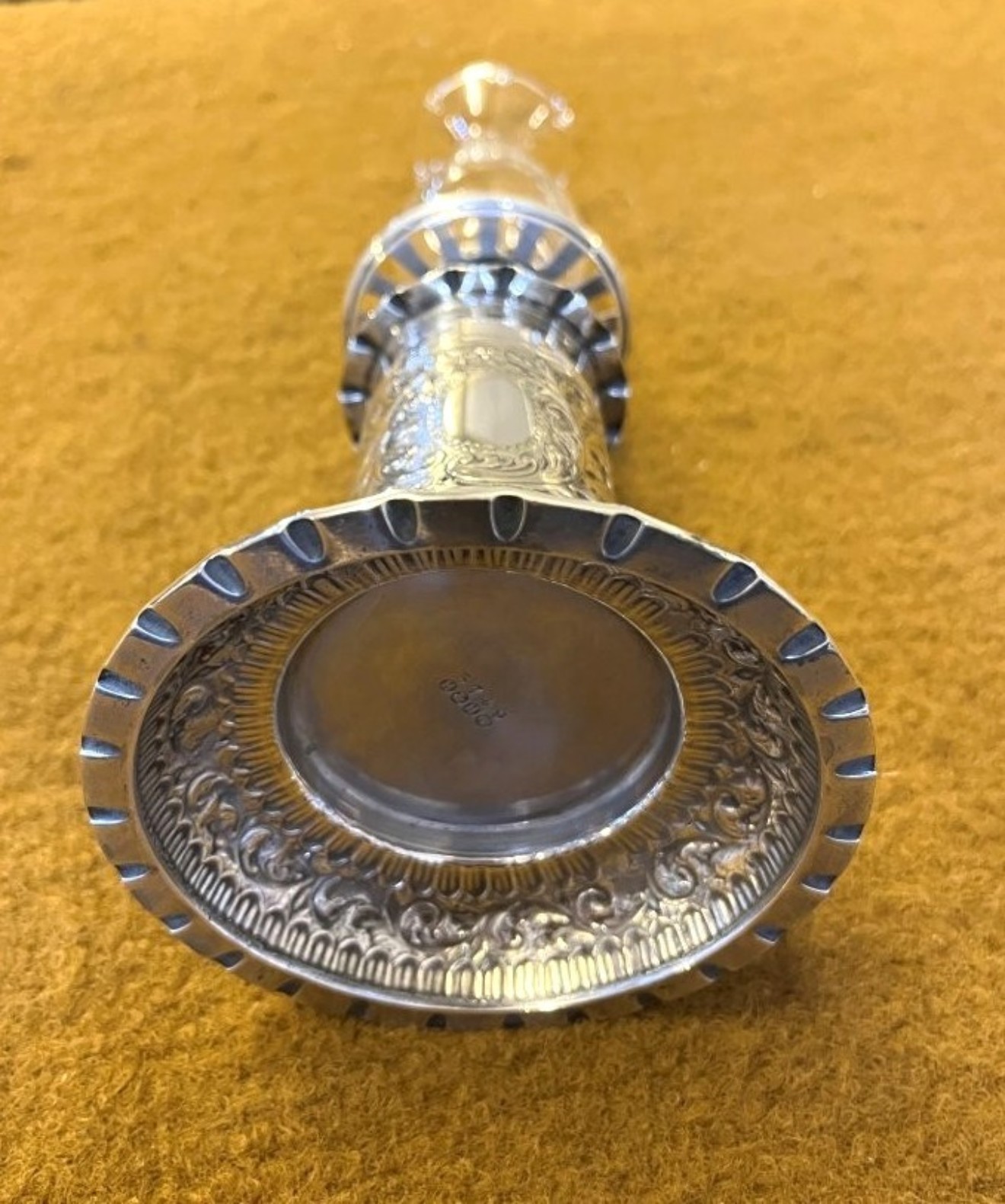 Arts & Crafts Period Silver Plated Oil Lamp by Hukin & Heath B/ham & London