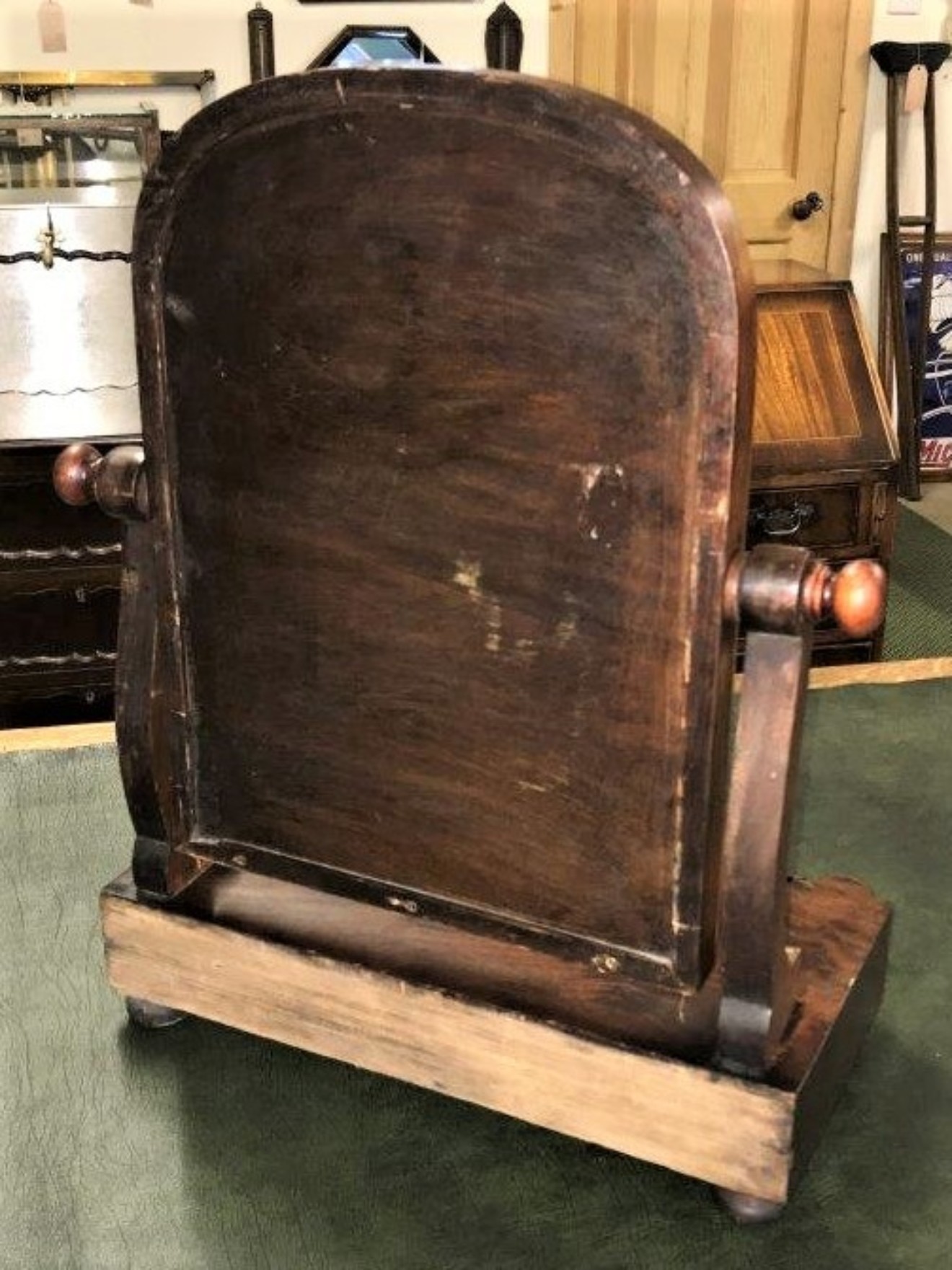 Victorian Mahogany Toilet Mirror