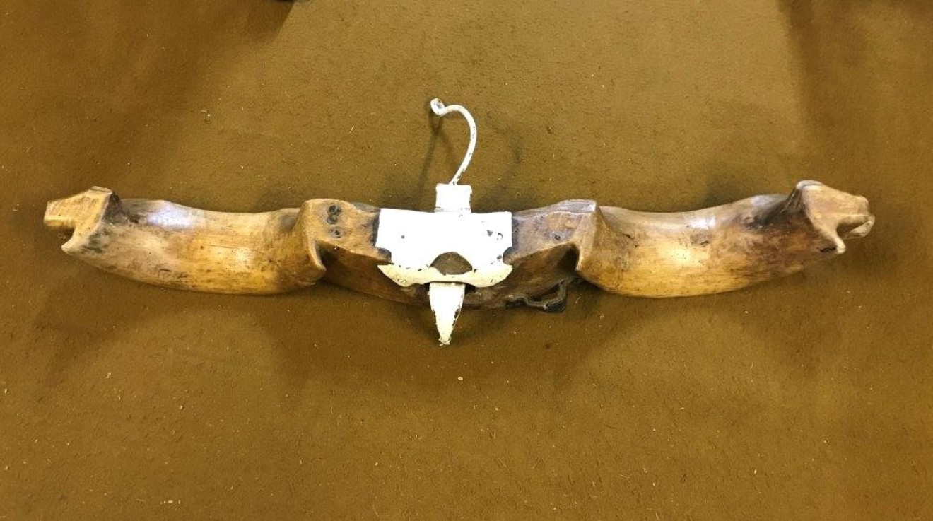 Antique Sycamore Double Oxen Yoke