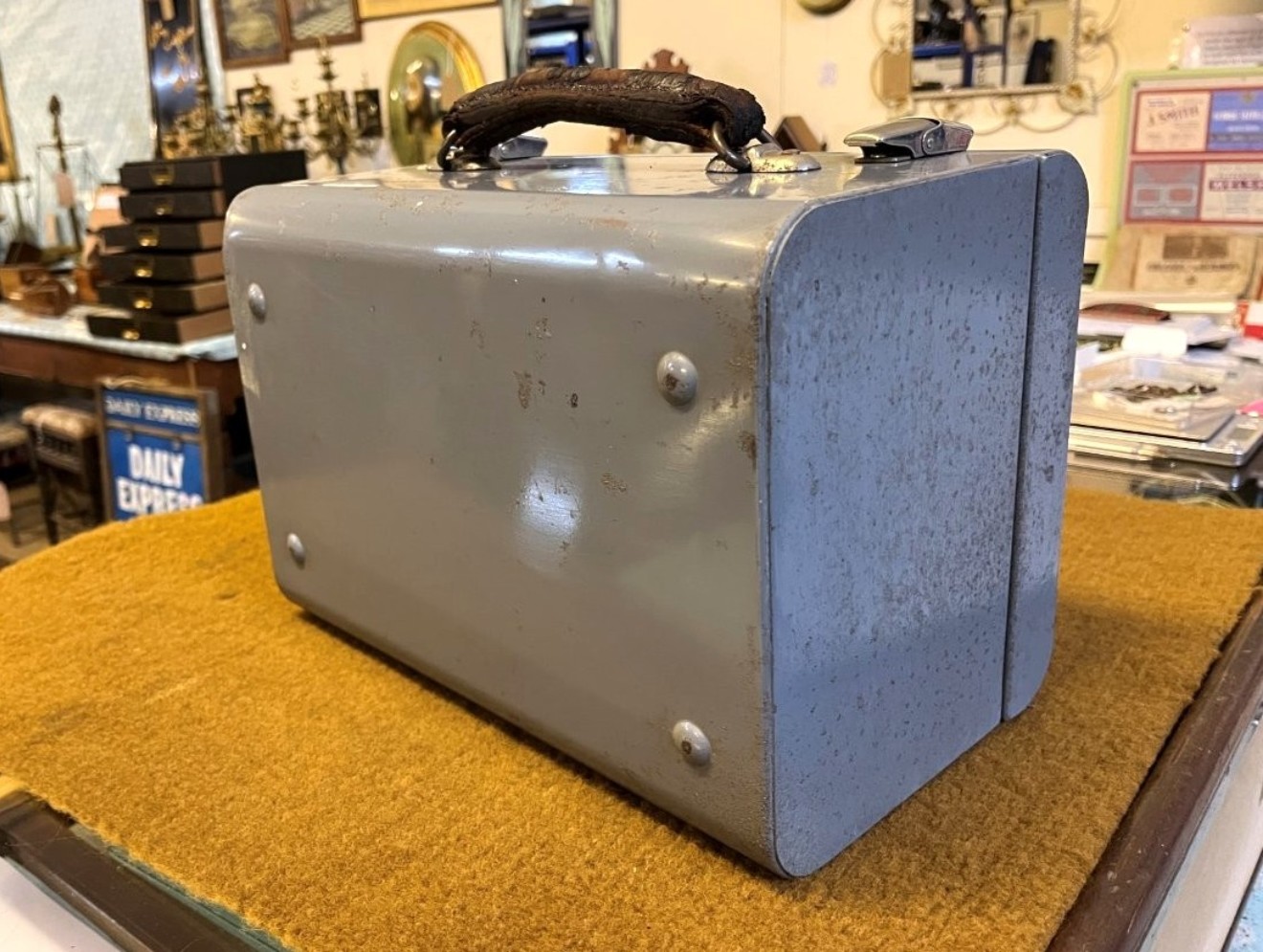 Vintage Metal Cased Portable First Aid Kit