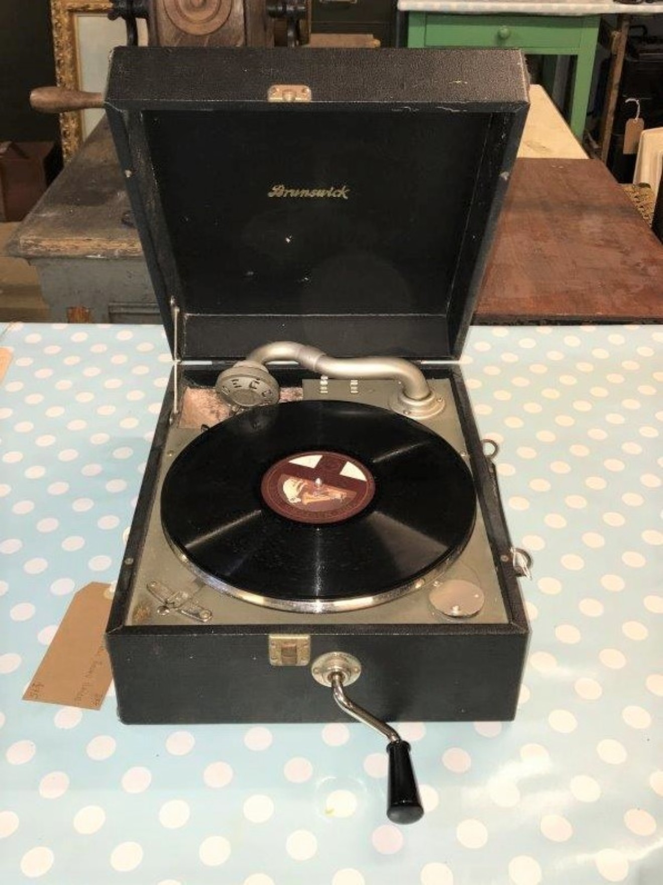 Brunswick Portable Record Player