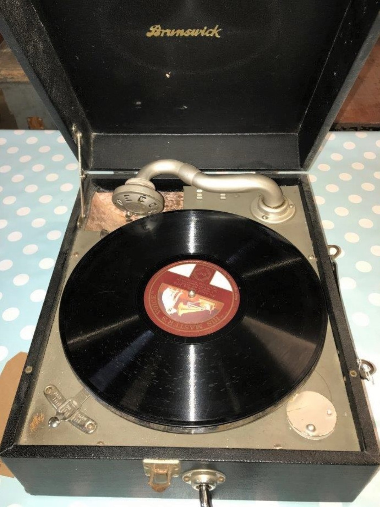 Brunswick Portable Record Player
