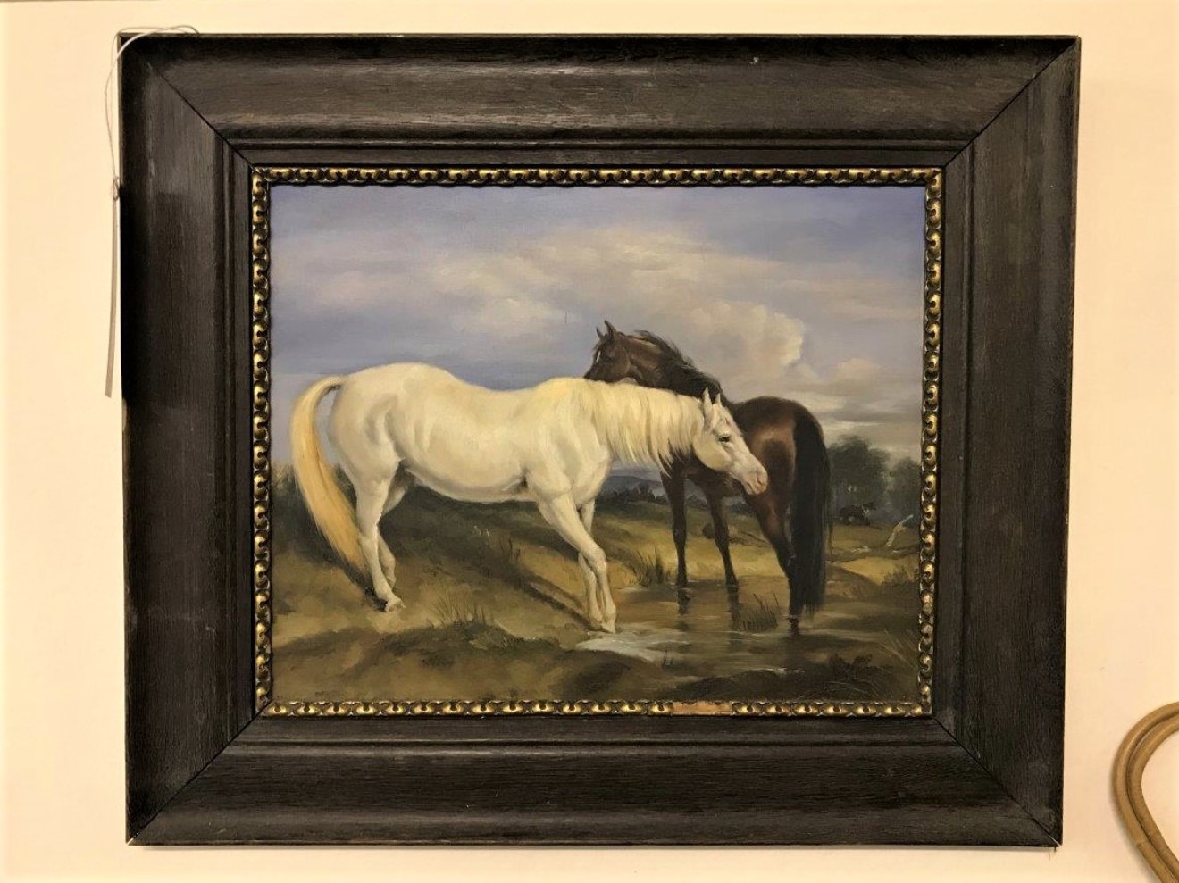 Oil Painting 'Horses Grazing"