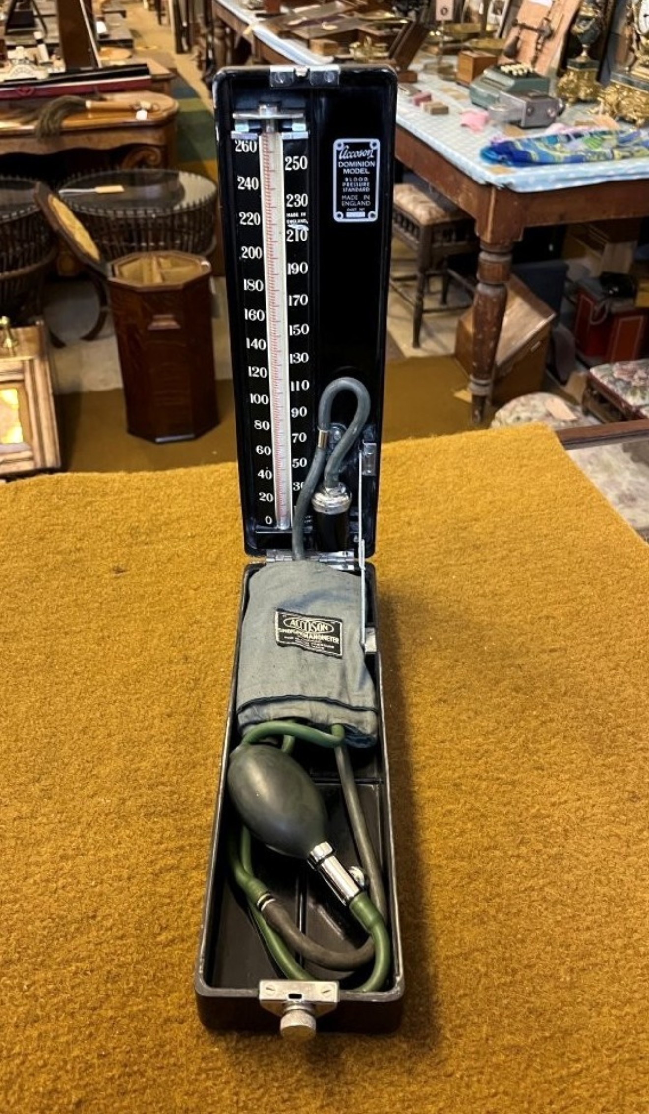 Vintage Accoson Sphygmomanometer Blood Pressure Gauge