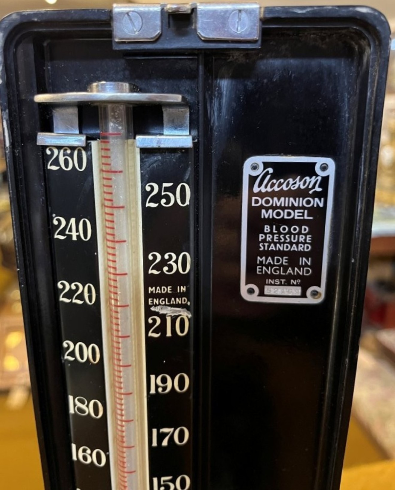 Vintage Accoson Sphygmomanometer Blood Pressure Gauge