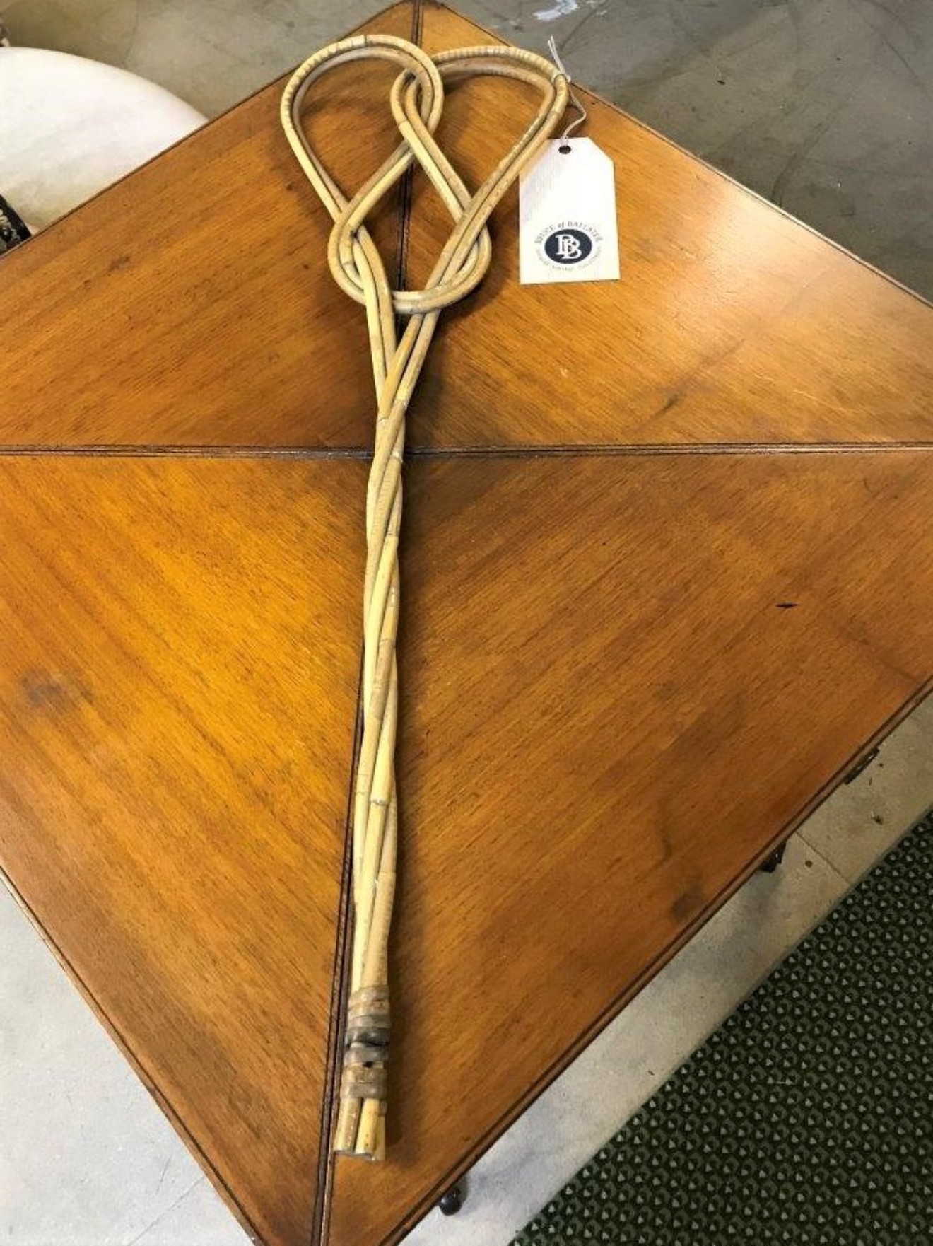 Vintage Rattan Carpet Beater