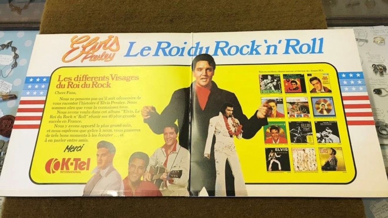 Vintage French Elvis Presley Album "Les 40 Plus Grands Succés"