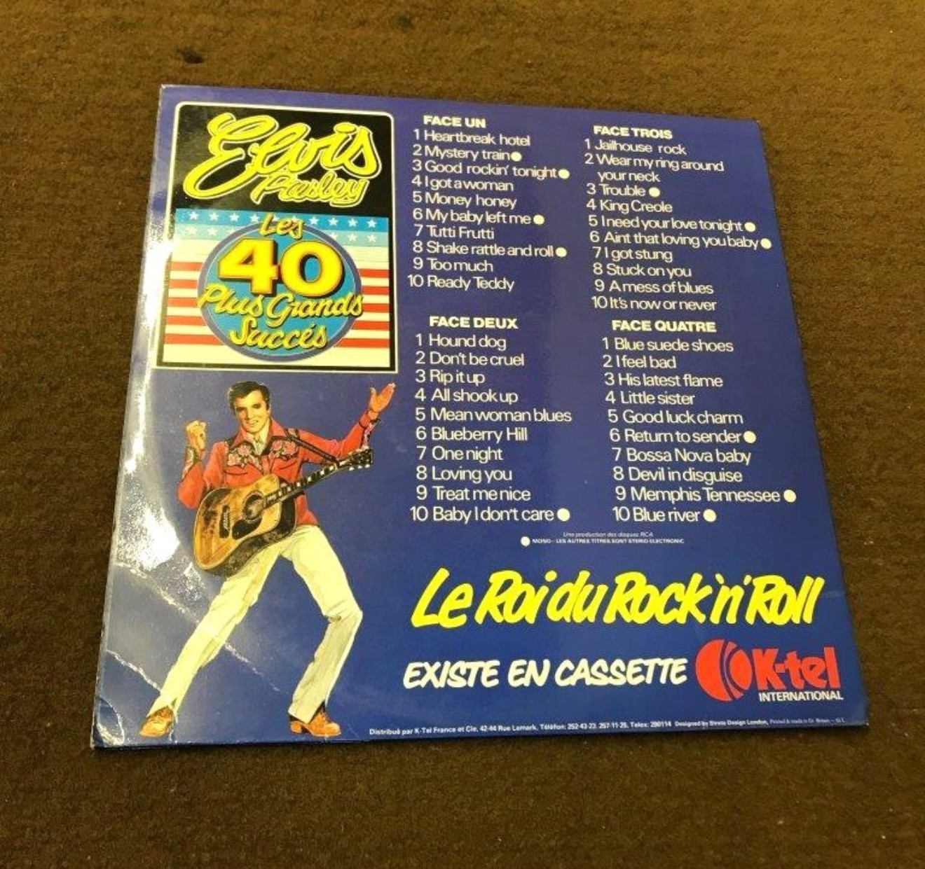 Vintage French Elvis Presley Album "Les 40 Plus Grands Succés"