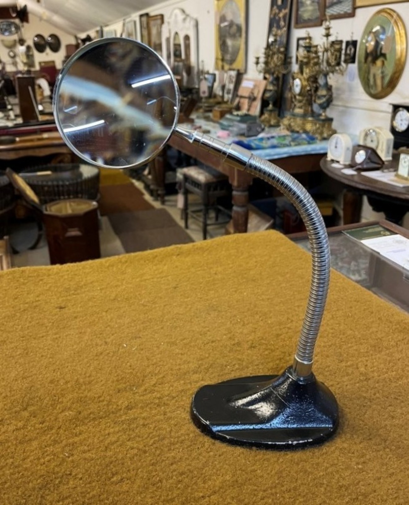 Vintage Desk Top Magnifying Glass