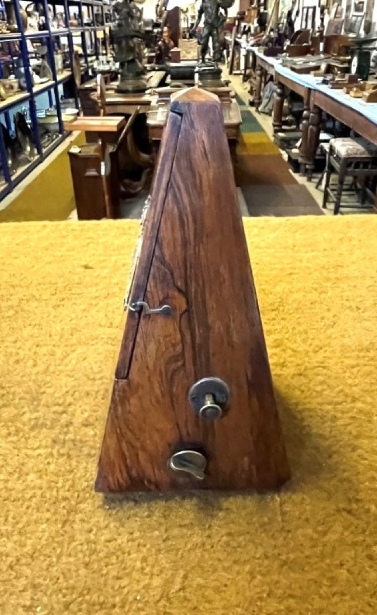 Victorian Metronome De Maelzel London Best English Made in Rosewood Case