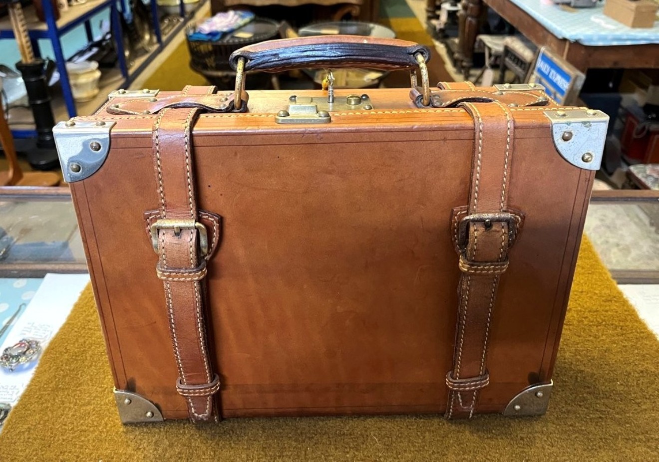 Vintage Leather Cartridge Case