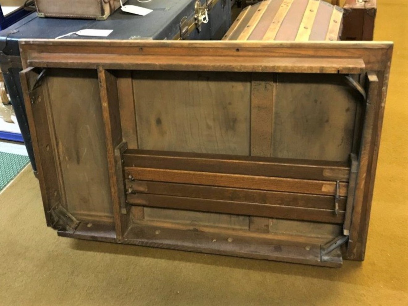 Rare Double Ended Oak Writing Desk