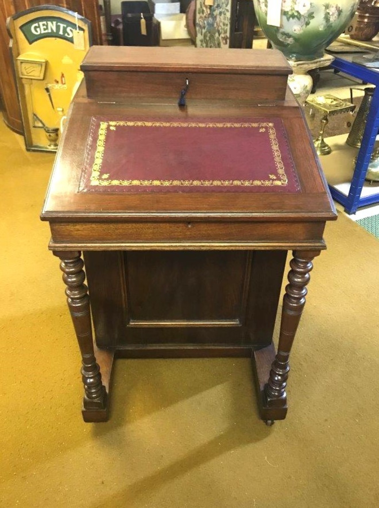 Victorian Mahogany Davenport