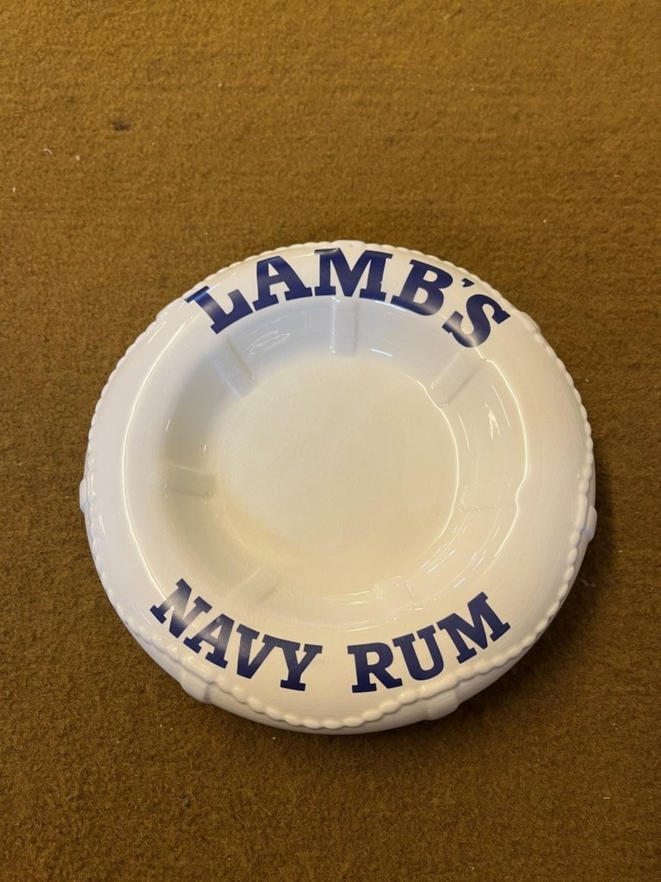 Vintage Lambs Navy Rum Dish / Bowl / Ashtray