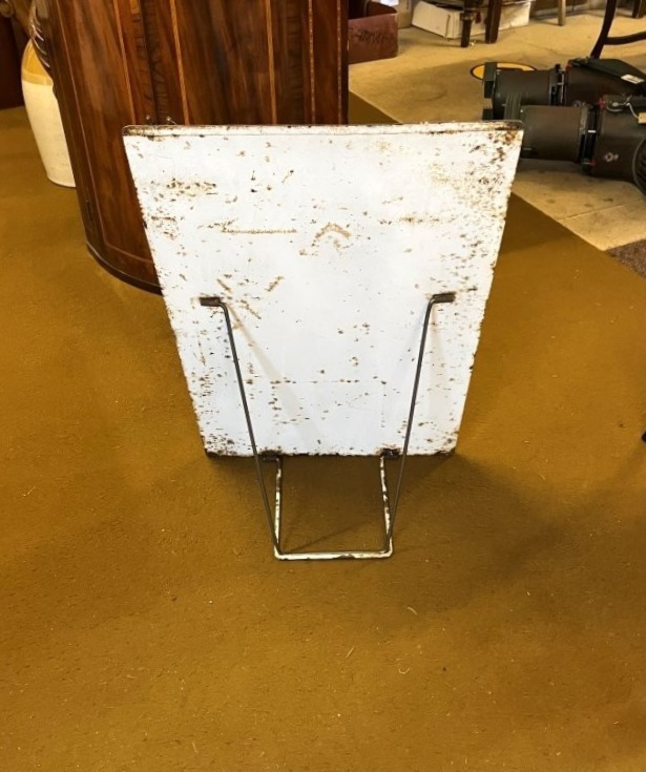 Vintage Scottish Daily Express Newsagents Advertising Sign