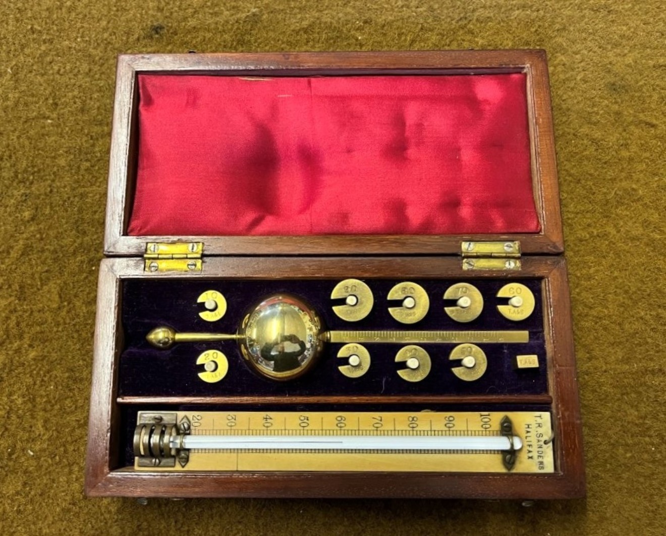Antique Sikes Hydrometer Retailed by Thomas Armstrong & Brother Manchester & Liverpool