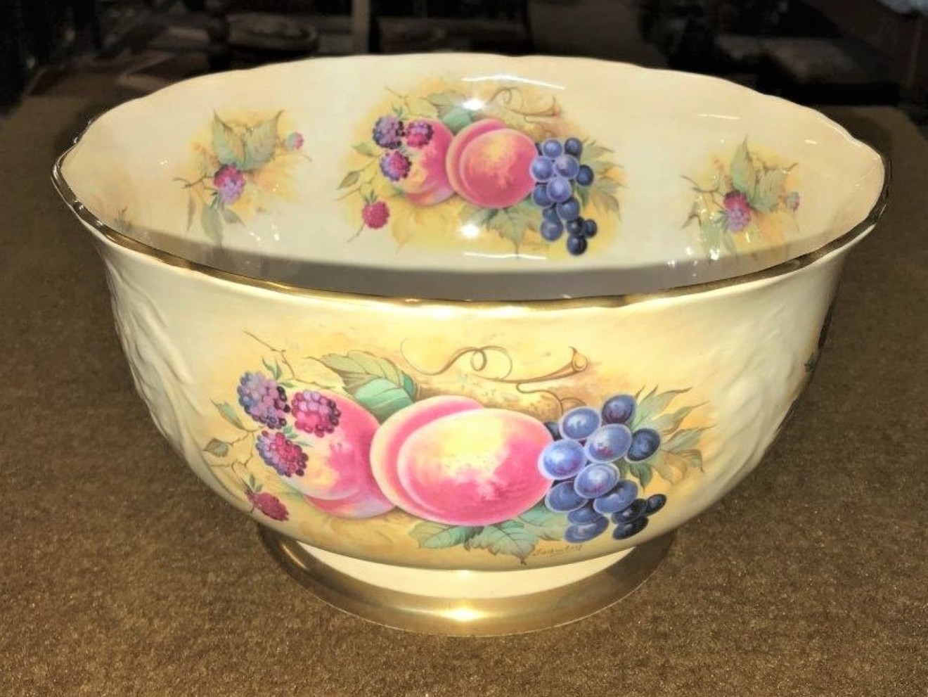 Crown Staffordshire Bowl “Orchard Glory”