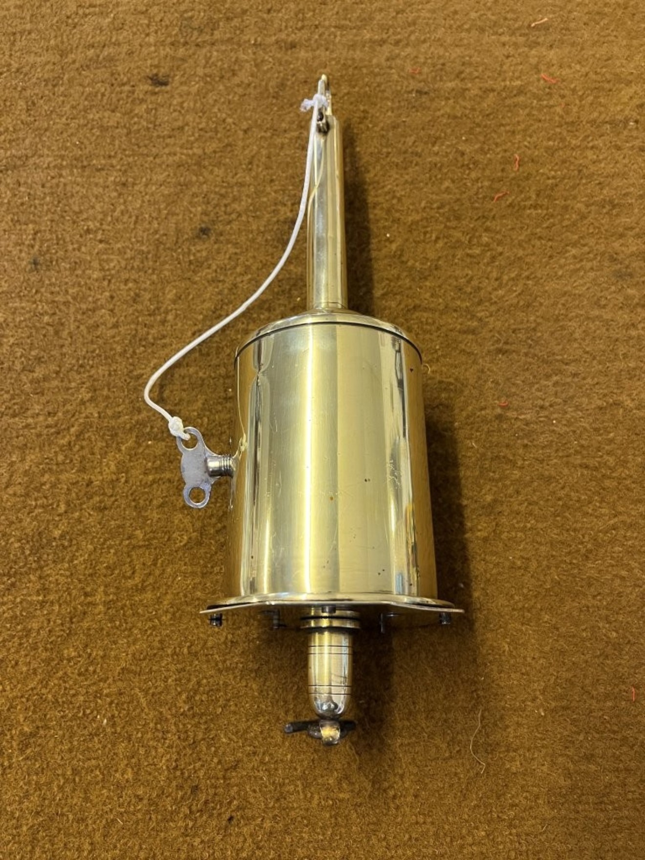 Antique Brass Spit Jack by Salter & Co