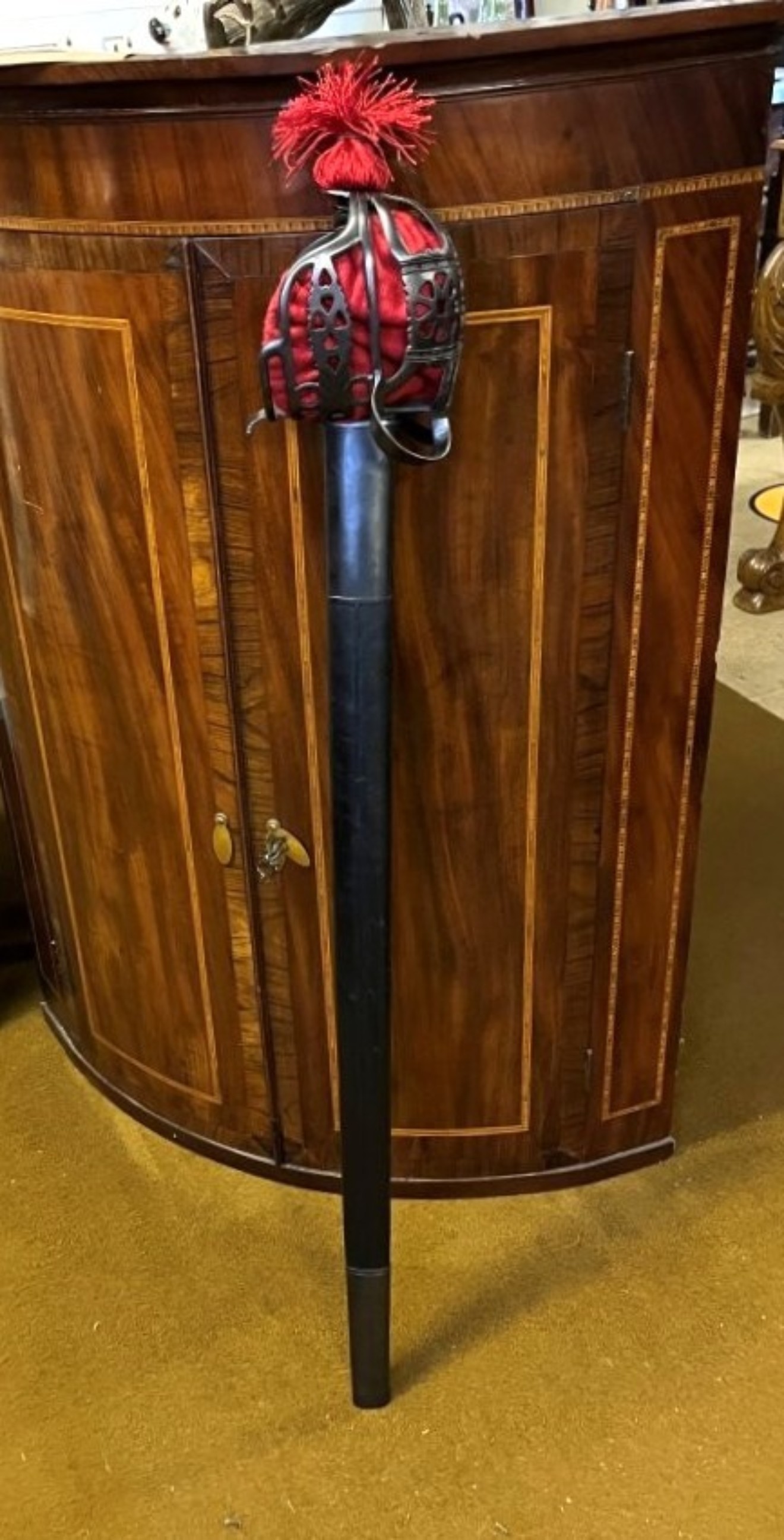 Replica Scottish 1828 Pattern Basket Hilt Broadsword and Scabbard