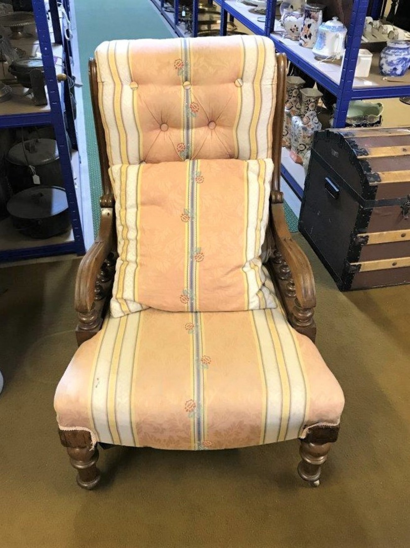 Victorian Button Back Armchair