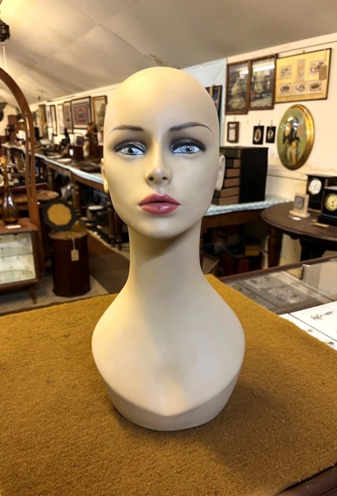 Vintage Female Mannequin Head