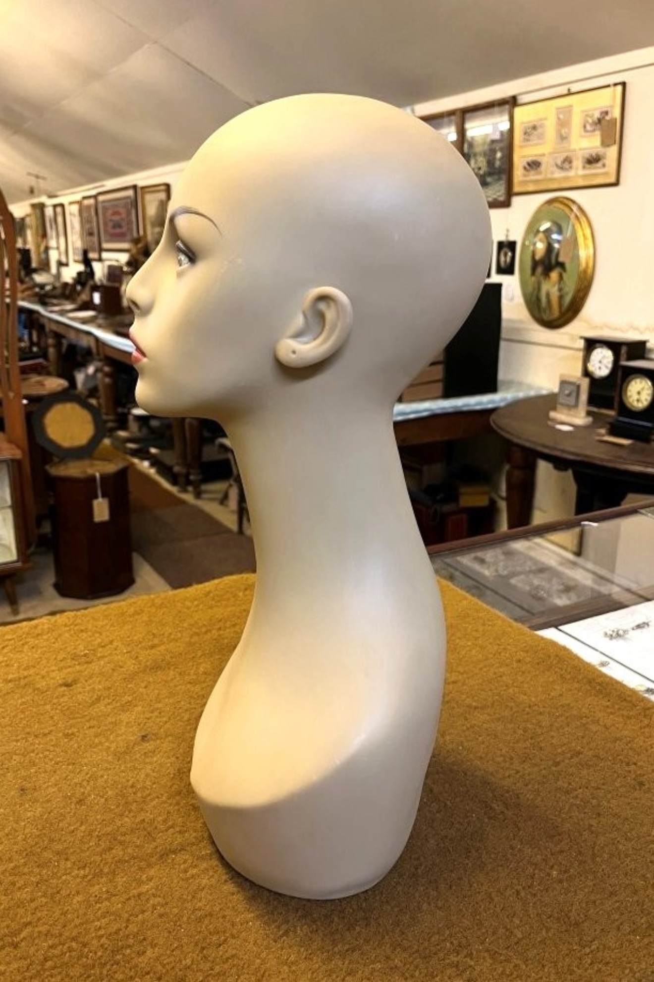 Vintage Female Mannequin Head