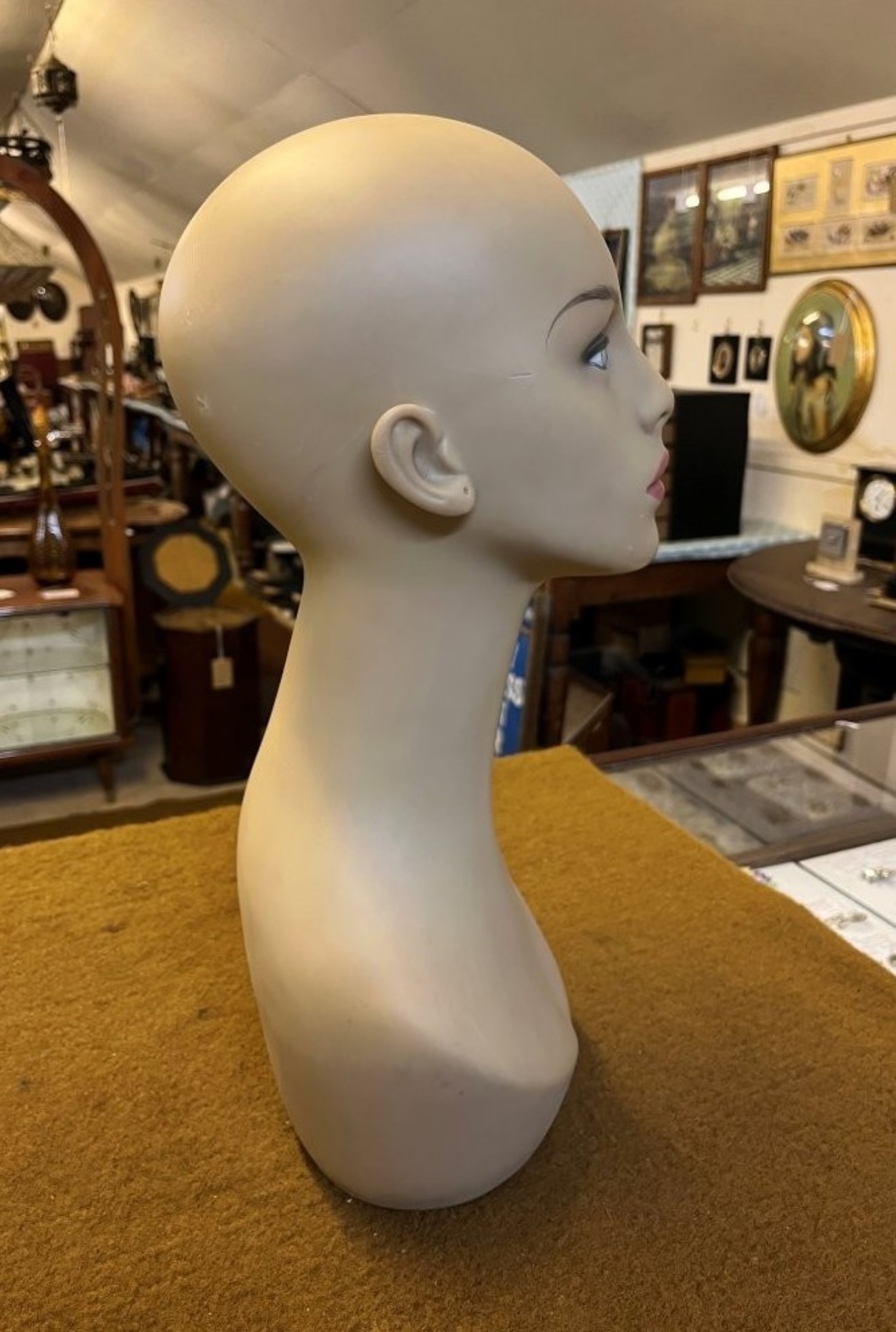 Vintage Female Mannequin Head