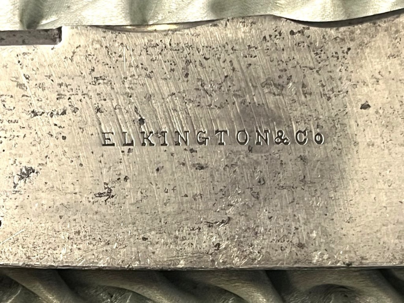 Antique Elkington & Co 5 Piece Stag Horn Handled Carving Set