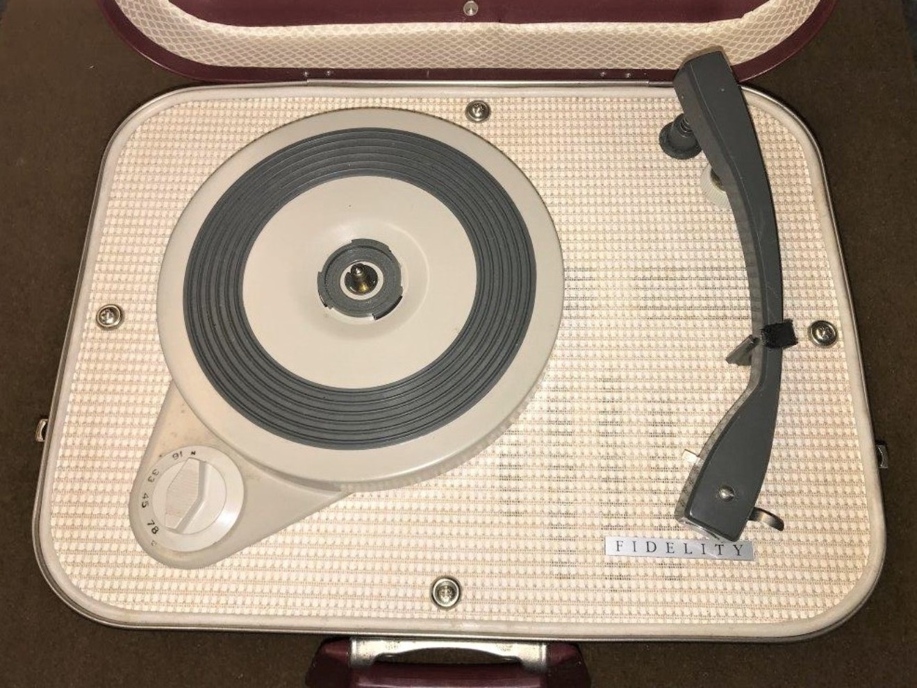 Fidelity Portable Record Player Model HF 31