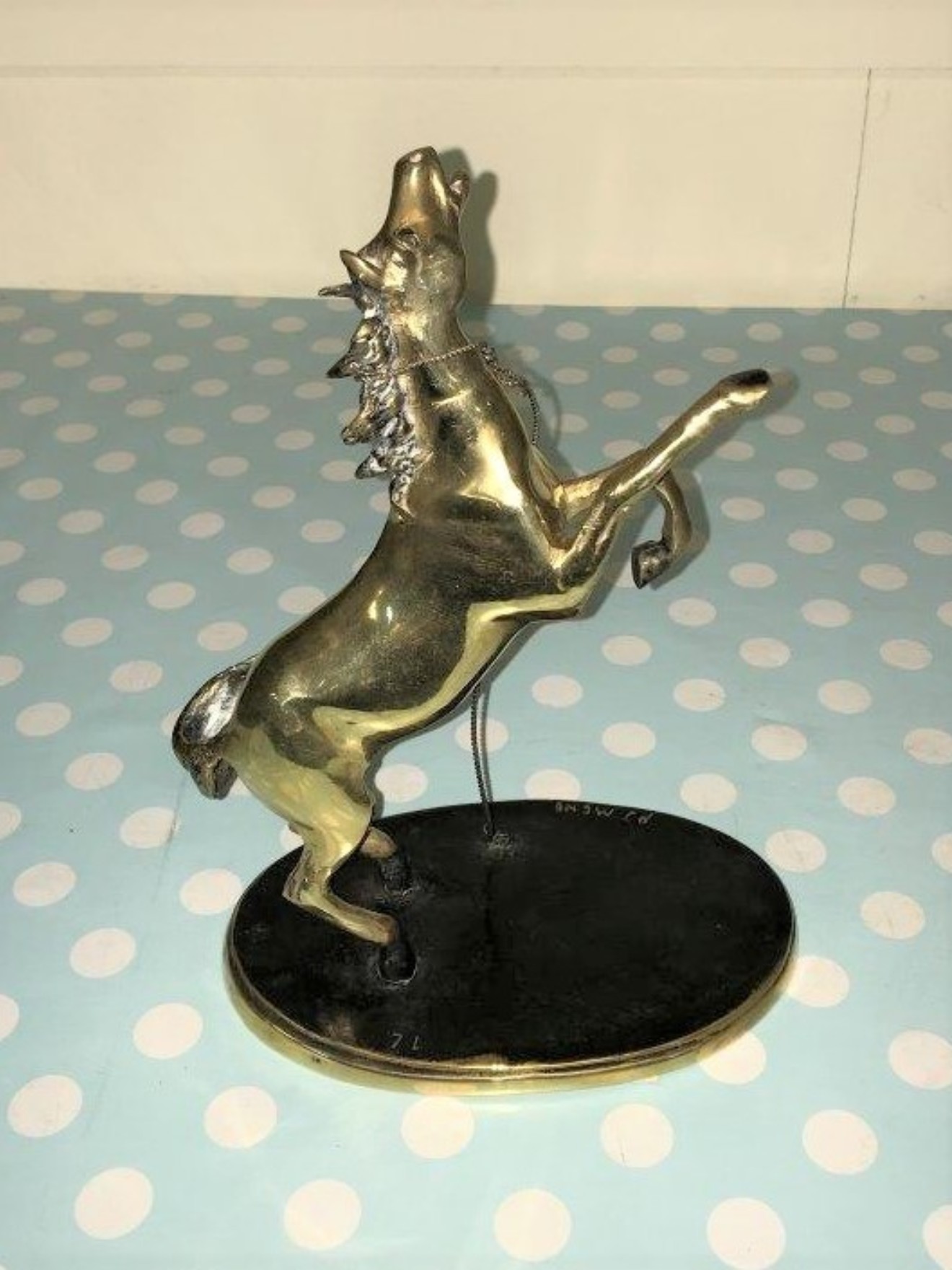 Brass Prancing Horse